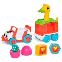 Mașină Tomy Jurassic World Dino Rescue Ranger E73253 / / Pink Multicolor photo 3
