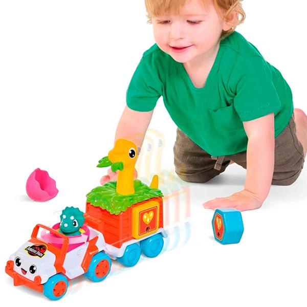 Mașină Tomy Jurassic World Dino Rescue Ranger E73253  / / Pink Multicolor photo 4