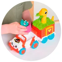 Mașină Tomy Jurassic World Dino Rescue Ranger E73253 / / Pink Multicolor photo 5