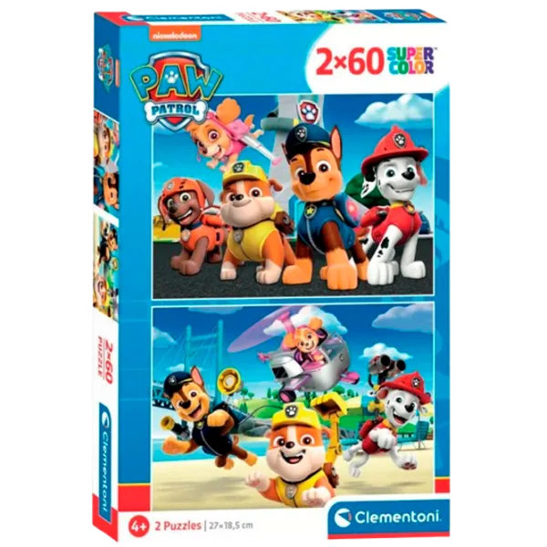 Puzzle Clementoni Paw Patrol 3+/ Numărul de piese: 60 photo 1