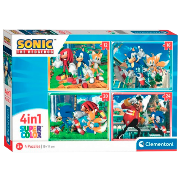 Puzzle Clementoni Sonic 3+/ Numărul de piese: 72 photo 1