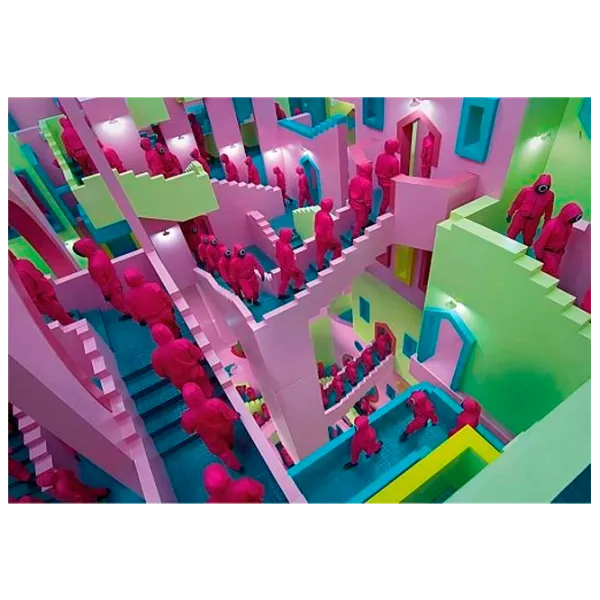 Puzzle Clementoni SQUID GAME 10+/ Numărul de piese: 500 photo 1