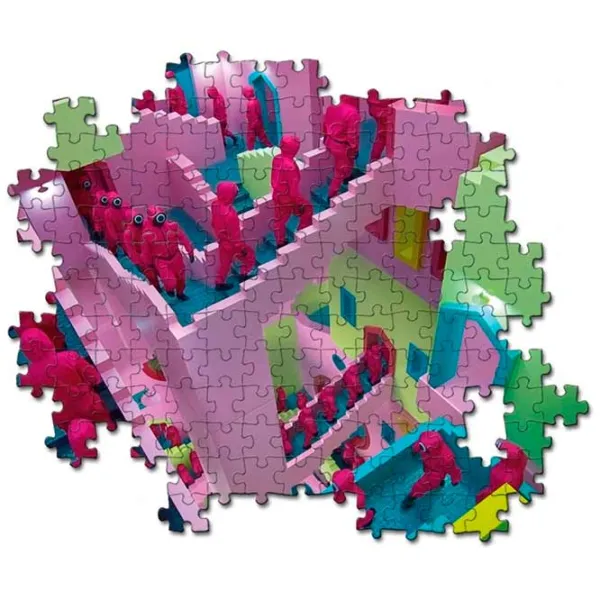 Puzzle Clementoni SQUID GAME 10+/ Numărul de piese: 500 photo 2