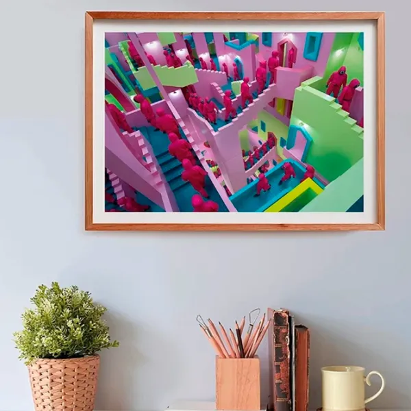 Puzzle Clementoni SQUID GAME 10+/ Numărul de piese: 500 photo 3