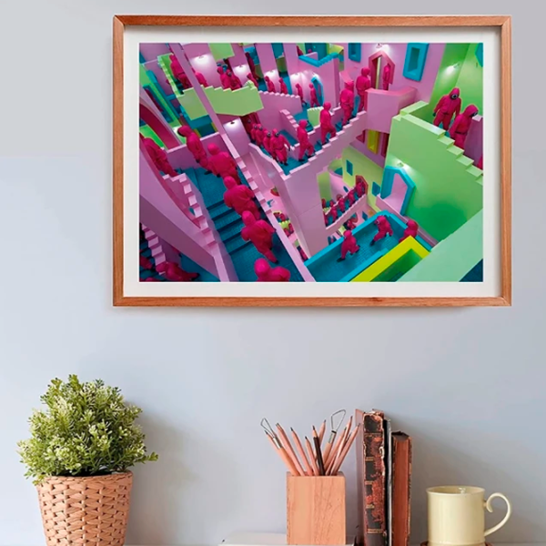 Puzzle Clementoni SQUID GAME 10+/ Numărul de piese: 500 photo 3