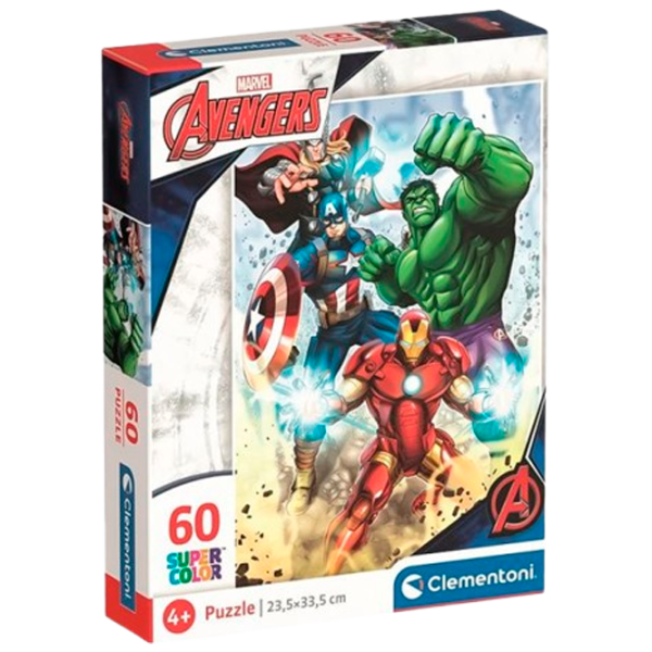 Puzzle Clementoni Advengers 3+/ Numărul de piese: 60 photo 1