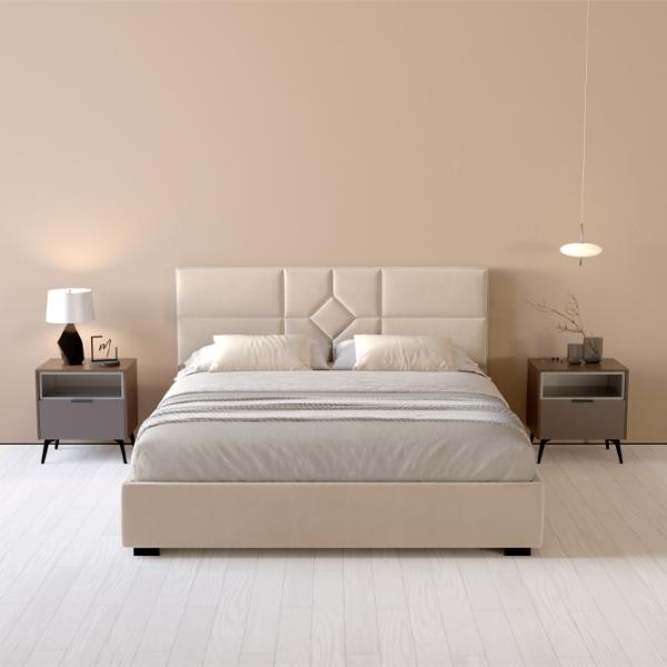 Кровать My-Style my-Tina 90 x 200 см / Фанера / Кремовый photo 4