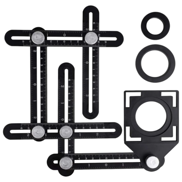 Șablon multifuncțional John Tools 8122-6 cm / 175 mm photo 1