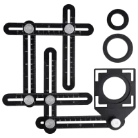 Многофункциональный шаблон John Tools 8122-6 см / 175 мм