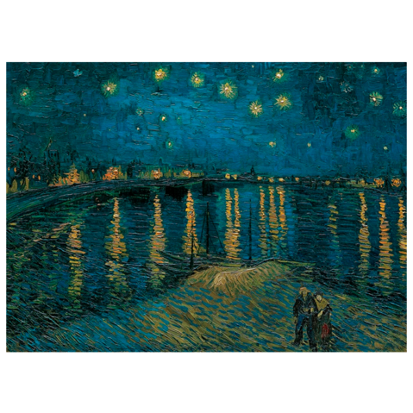 Puzzle Clementoni Van gog 14+/ Numărul de piese: 1000 photo 1