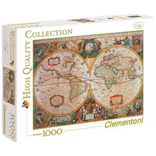 Puzzle Clementoni Ancient Map 10+/ Numărul de piese: 1000 photo 2