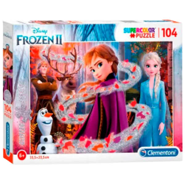 Puzzle Clementoni Frozen 6+/ Количество деталей: 104 photo 1