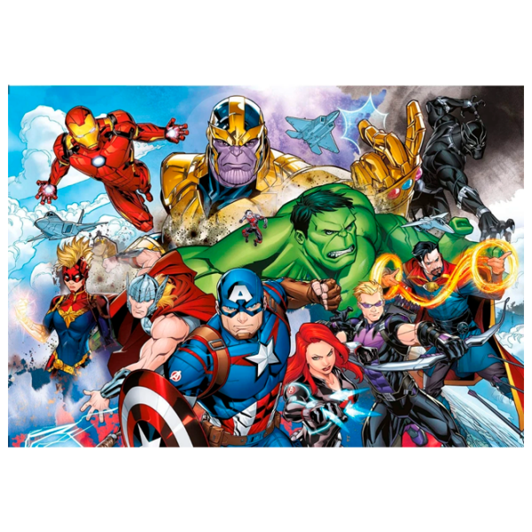 Puzzle Clementoni Avengers 4+/ Numărul de piese: 104 photo 1