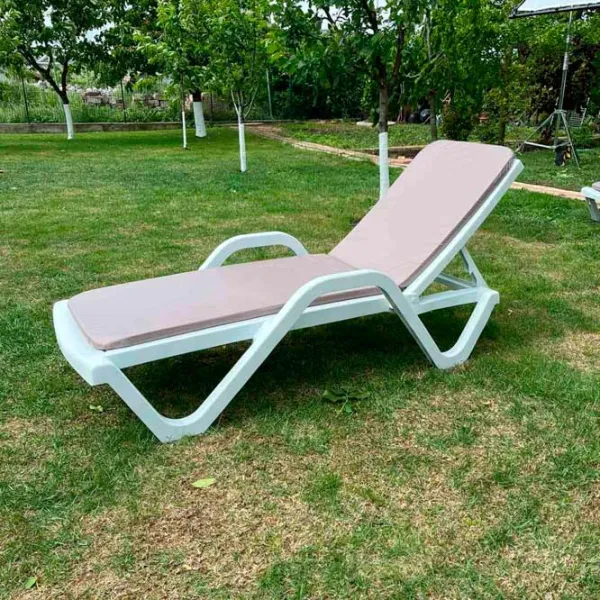 Șezlong Hydro-S Woody Plastic / Plastic / White White photo 6