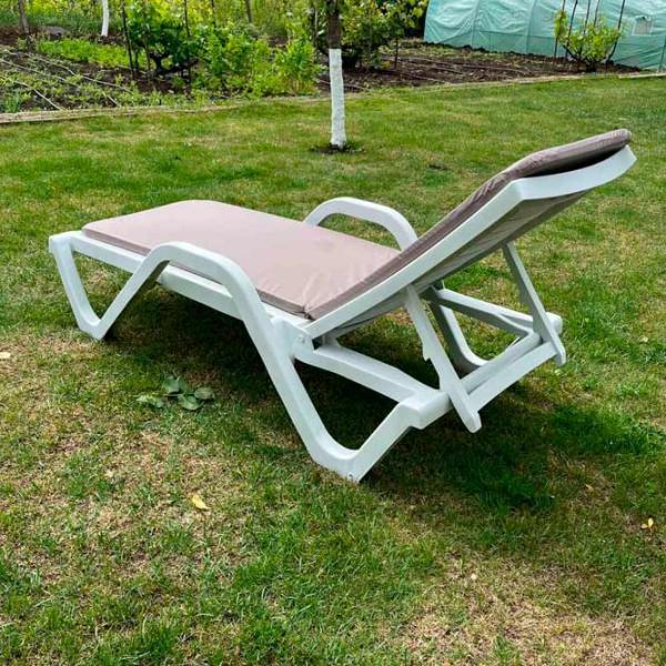 Șezlong Hydro-S Woody Plastic / Plastic / White White photo 7