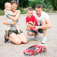 Mașină ChiToys XJ618-A / / Gray Red photo 4