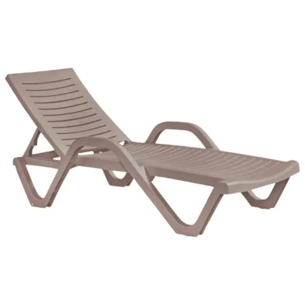 Șezlong Hydro-S Woody Plastic / Plastic / Cappucino Capucino photo 1