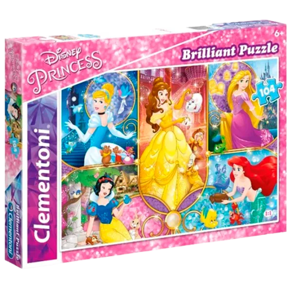 Puzzle Clementoni Princess 6+/ Количество деталей: 104 photo 2