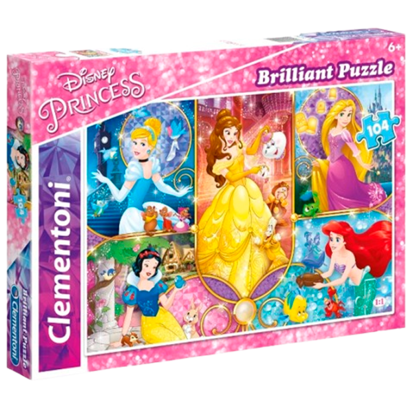 Puzzle Clementoni Princess 6+/ Количество деталей: 104 photo 2