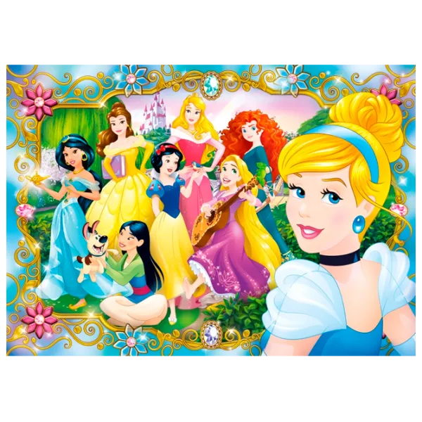 Puzzle Clementoni Princess 6+/ Numărul de piese: 104 photo 1