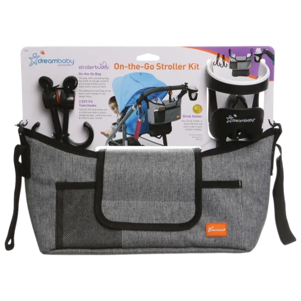 Set de accesorii pentru cărucior DreamBaby F2285  Poliester / Gray photo 2