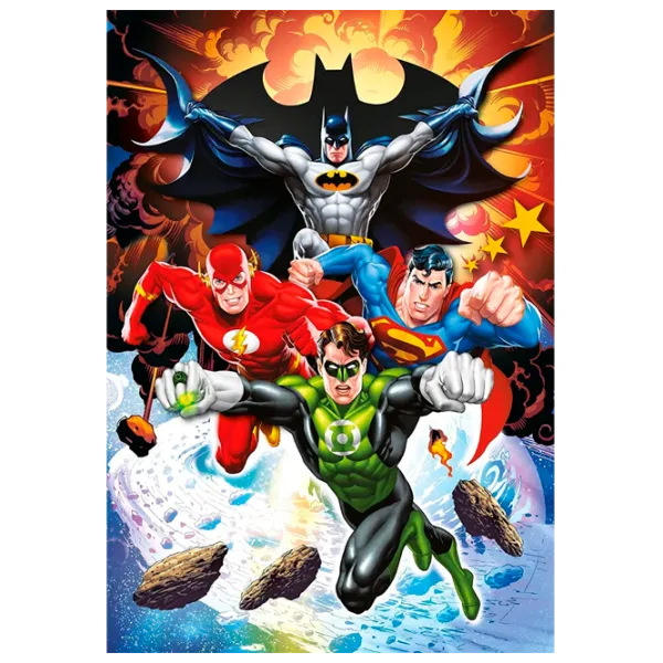 Puzzle Clementoni Superheroes 6+/ Numărul de piese: 104 photo 1