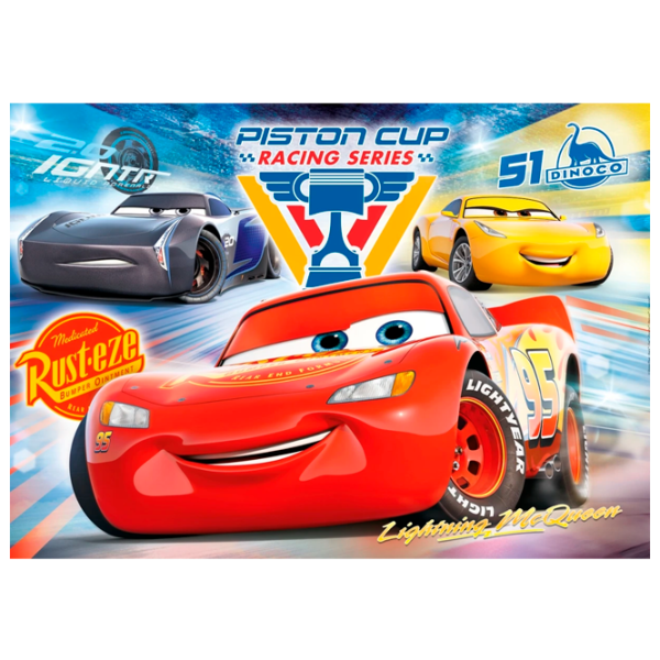 Puzzle Clementoni Cars 6+/ Количество деталей: 104 photo 1
