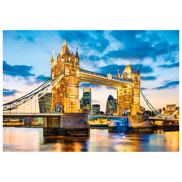 Puzzle Clementoni Tower Bridge at Dusk 14+/ Numărul de piese: 2000 photo 1