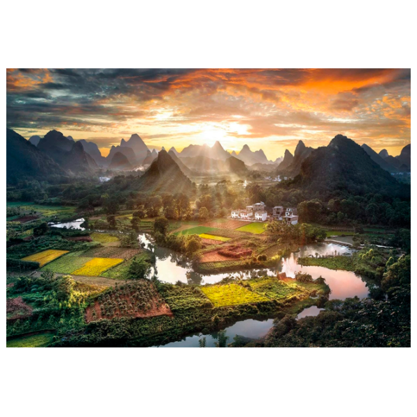 Puzzle Clementoni View of China 14+/ Numărul de piese: 2000 photo 1