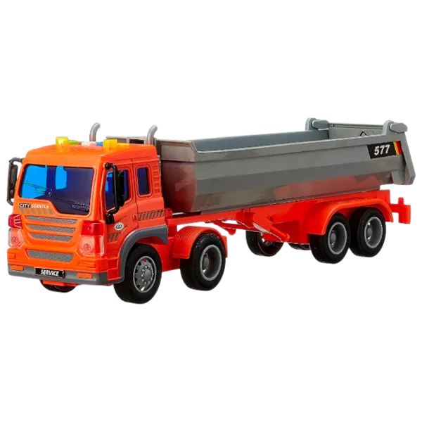 Грузовик Wenyi Tipping Wagon WY577B  / / Черный Оранжевый photo 1