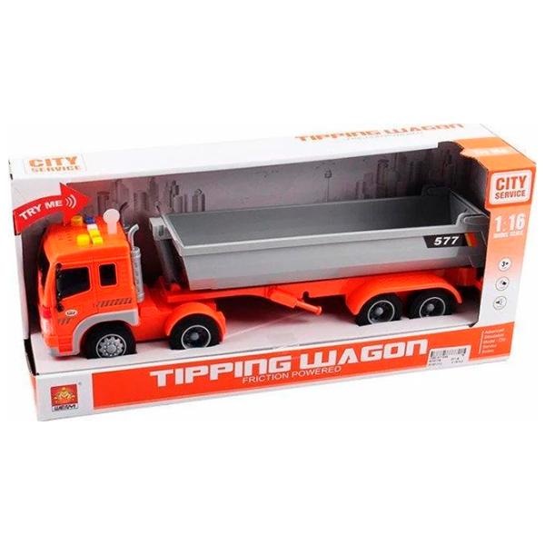 Грузовик Wenyi Tipping Wagon WY577B  / / Черный Оранжевый photo 4