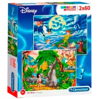 Puzzle Clementoni Peter Pan + The Jungle Book 3+/ Количество деталей: 120