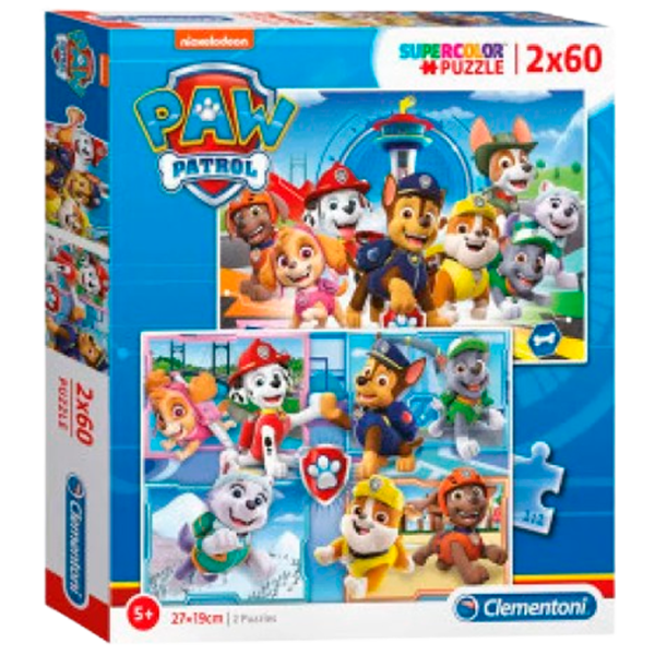 Puzzle Clementoni Paw Patrol 3+/ Количество деталей: 120 photo 1