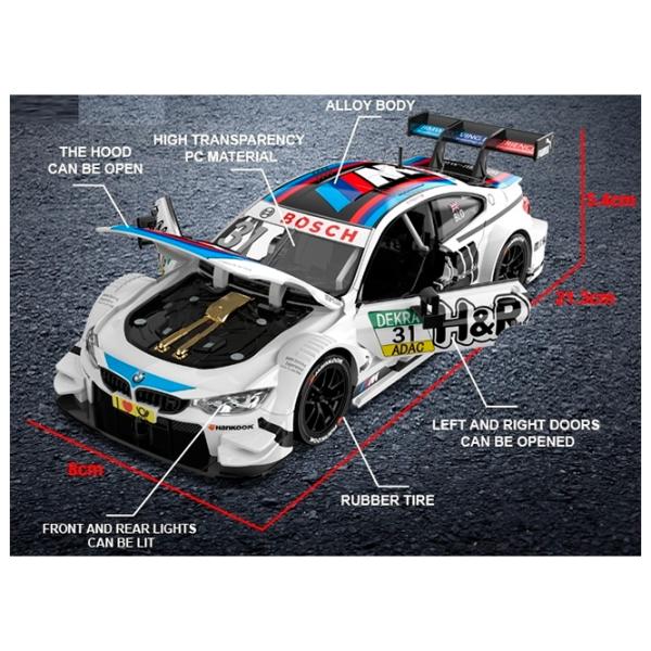 Mașină MSZ BMW M4 68256B  / / Black Multicolor photo 2