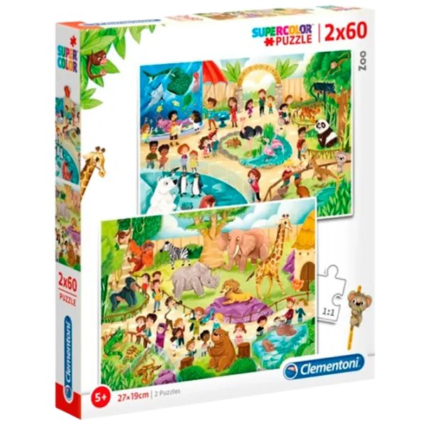 Puzzle Clementoni Zoo 3+/ Numărul de piese: 120 photo 1