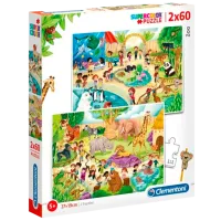 Puzzle Clementoni Zoo 3+/ Количество деталей: 120