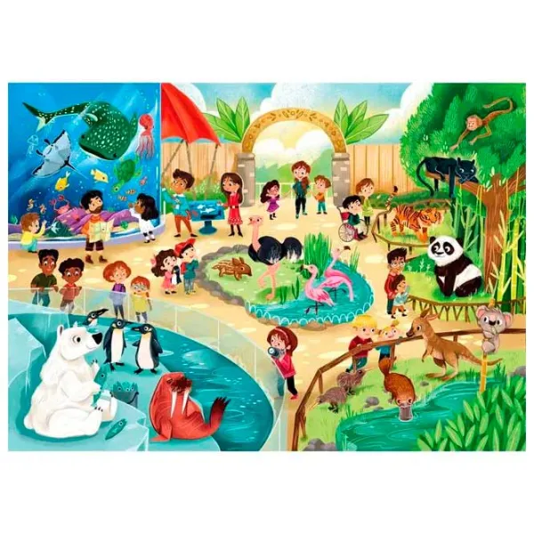 Puzzle Clementoni Zoo 3+/ Numărul de piese: 120 photo 2