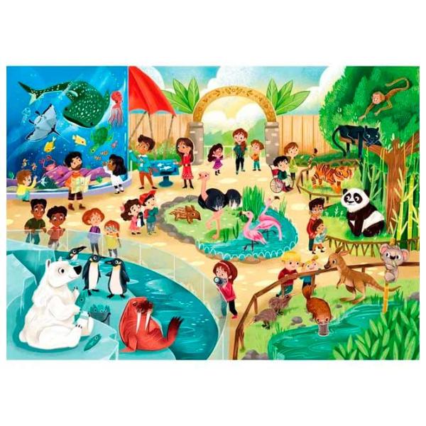 Puzzle Clementoni Zoo 3+/ Numărul de piese: 120 photo 2