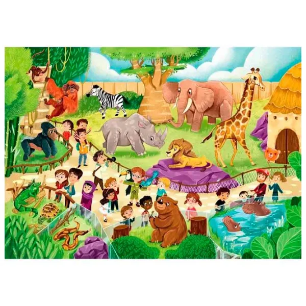 Puzzle Clementoni Zoo 3+/ Numărul de piese: 120 photo 3