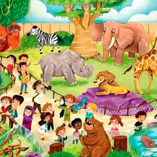 Puzzle Clementoni Zoo 3+/ Numărul de piese: 120 photo 4