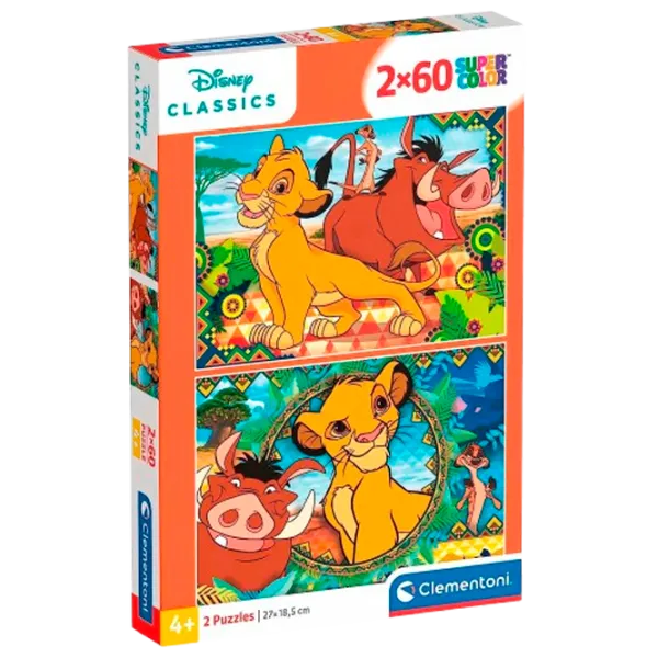 Puzzle Clementoni Lion 3+/ Numărul de piese: 120 photo 1