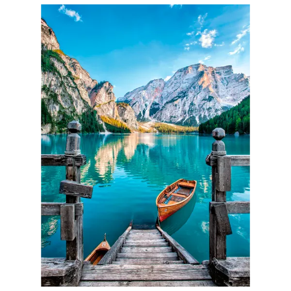 Puzzle Clementoni Braies Lake 14+/ Numărul de piese: 500 photo 1