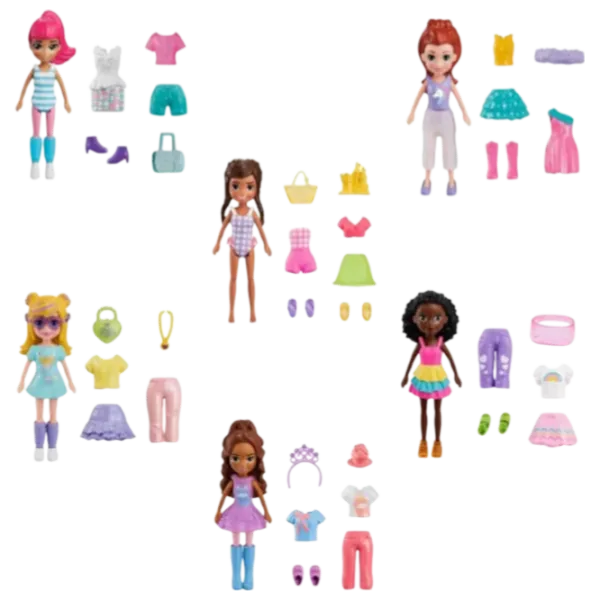 Кукла Polly Pocket Small Fashion HNF50 модель / 4+ photo 3
