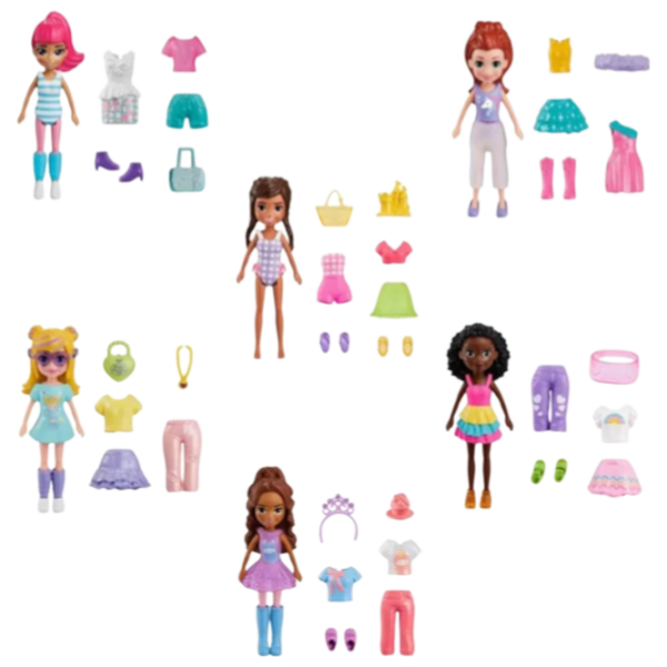 Кукла Polly Pocket Small Fashion HNF50 модель / 4+ photo 3