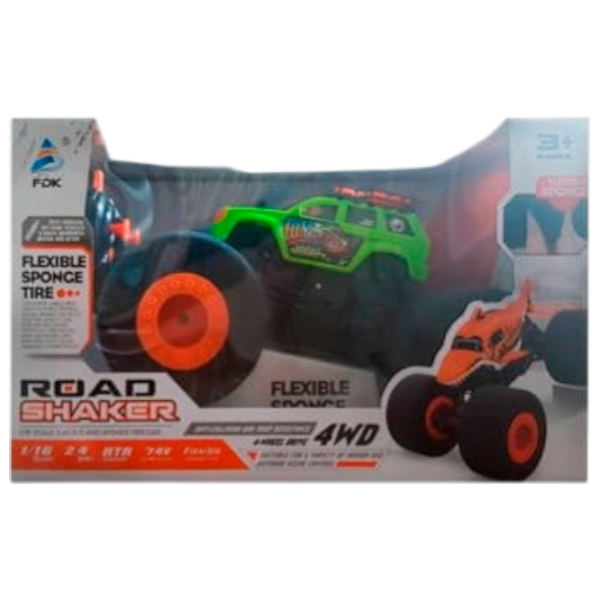 Машинка ChiToys Road Shaker K16-C4-6  / 2.4 ГГц / Черный Разноцветный photo 1