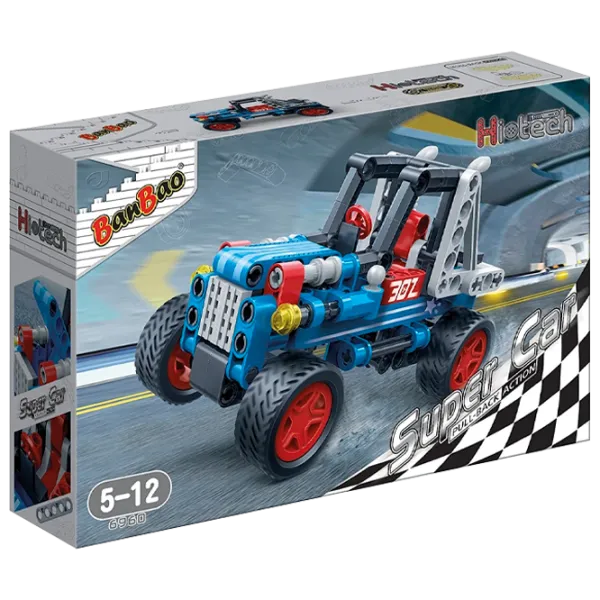 Constructor BanBao Super Car Transport/ Blue photo 1