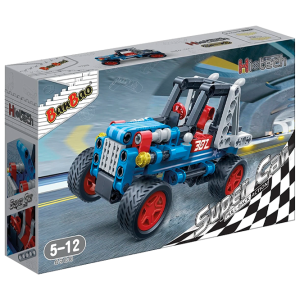 Constructor BanBao Super Car Transport/ Blue photo 1