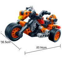 Constructor BanBao Motorcycle Transport/ Orange photo 4