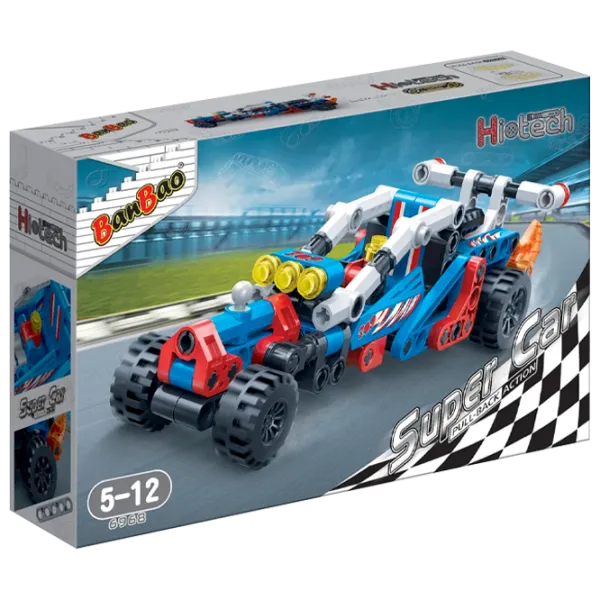 Конструктор BanBao Super Car Транспорт/ Разноцветный photo 1