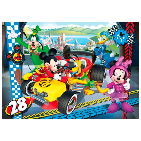 Puzzle Clementoni Mickey and the Roadster Racers 6+/ Numărul de piese: 104 photo 1